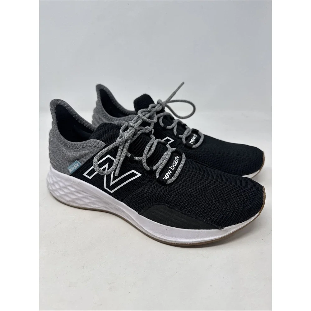 New Balance Fresh Foam‎ Roav Athletic Shoe Black Light Aluminum Boys Size 6